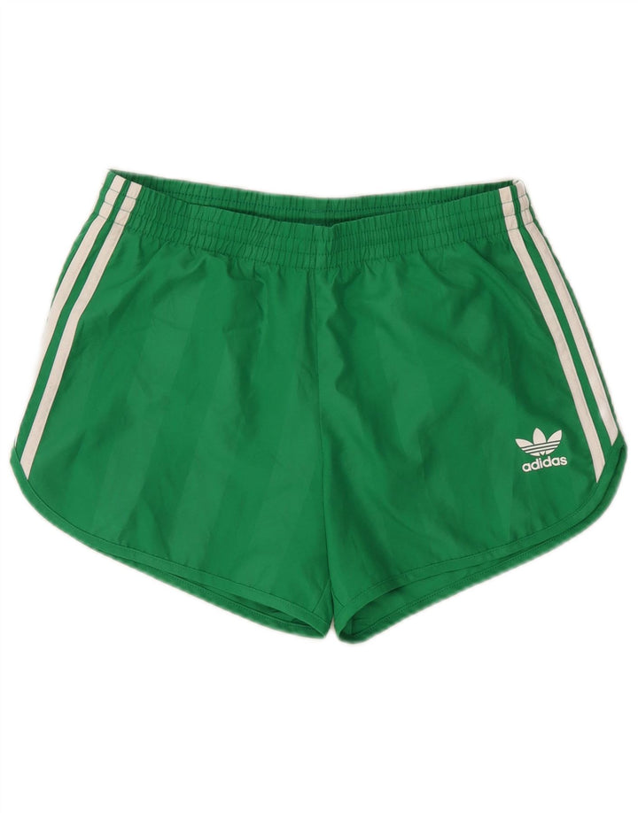 Pantaloncini sportivi Adidas da donna piccoli in poliestere verde