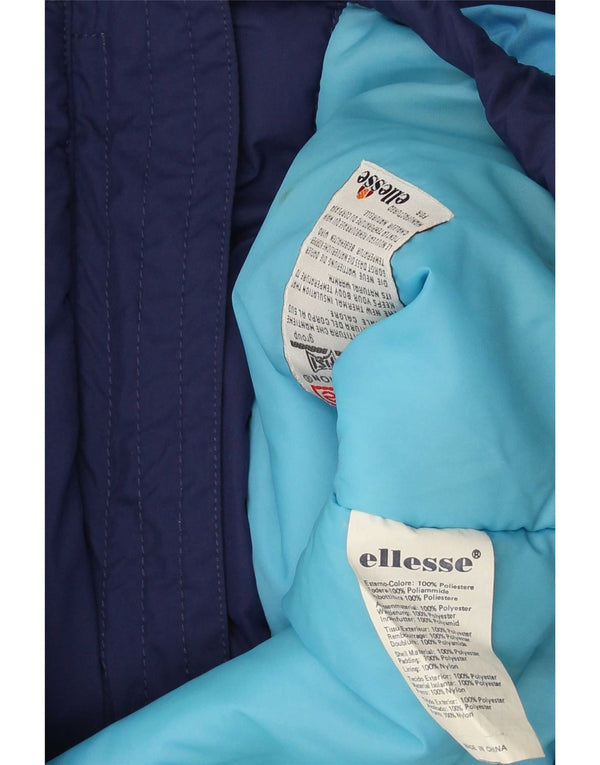 Giacca da sci oversize da donna Ellesse US 8 Medium Blu Navy Colourblock