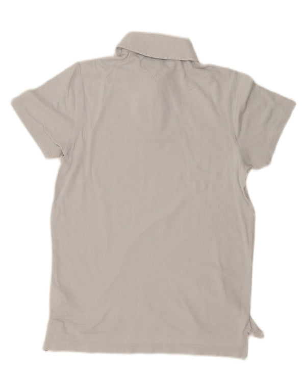 Polo slim fit da uomo Tommy Hilfiger piccola in cotone blu