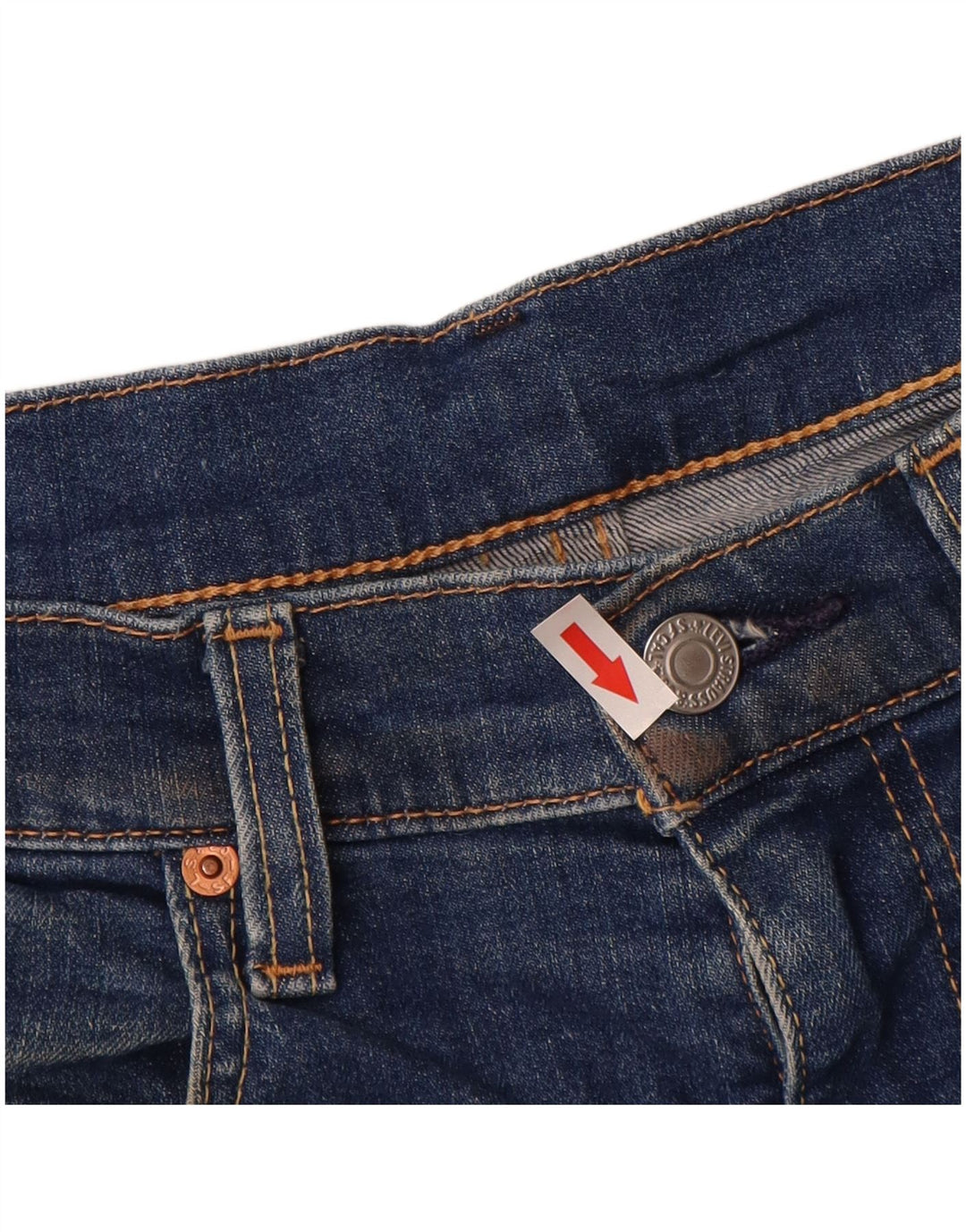 LEVI'S Jeans 512 slim affusolati da uomo W34 L28 cotone blu