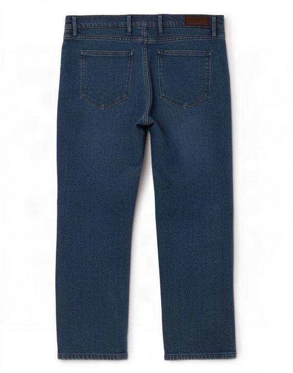 Jeans slim autografati da uomo Marks & Spencer W38 L29 cotone blu