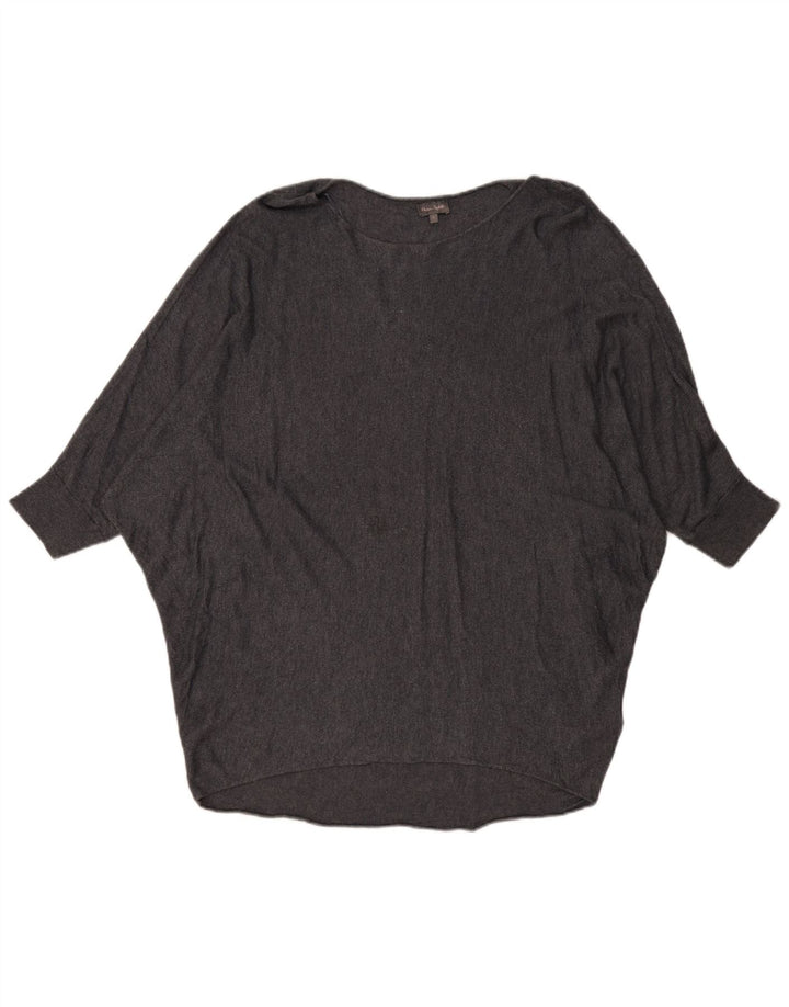 Maglione maglione oversize da donna con scollo a barca Phase Eight UK 16 Large Grigio
