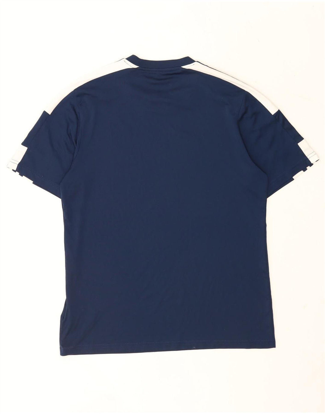 T-shirt Adidas Aeroready da uomo, grande, in poliestere color block blu navy