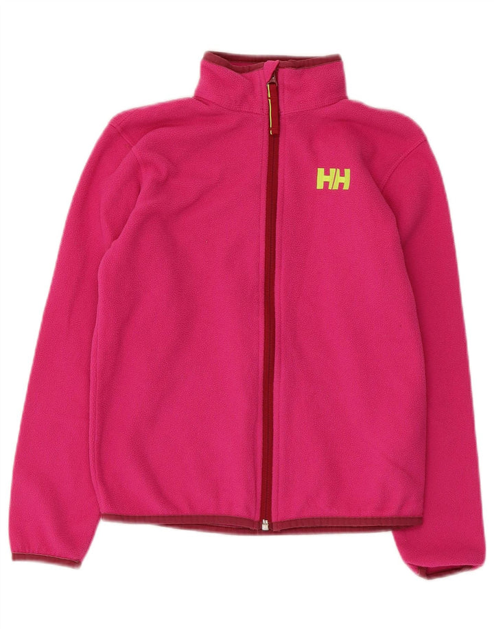 Giacca in pile per ragazze Helly Hansen 9-10 anni in poliestere rosa