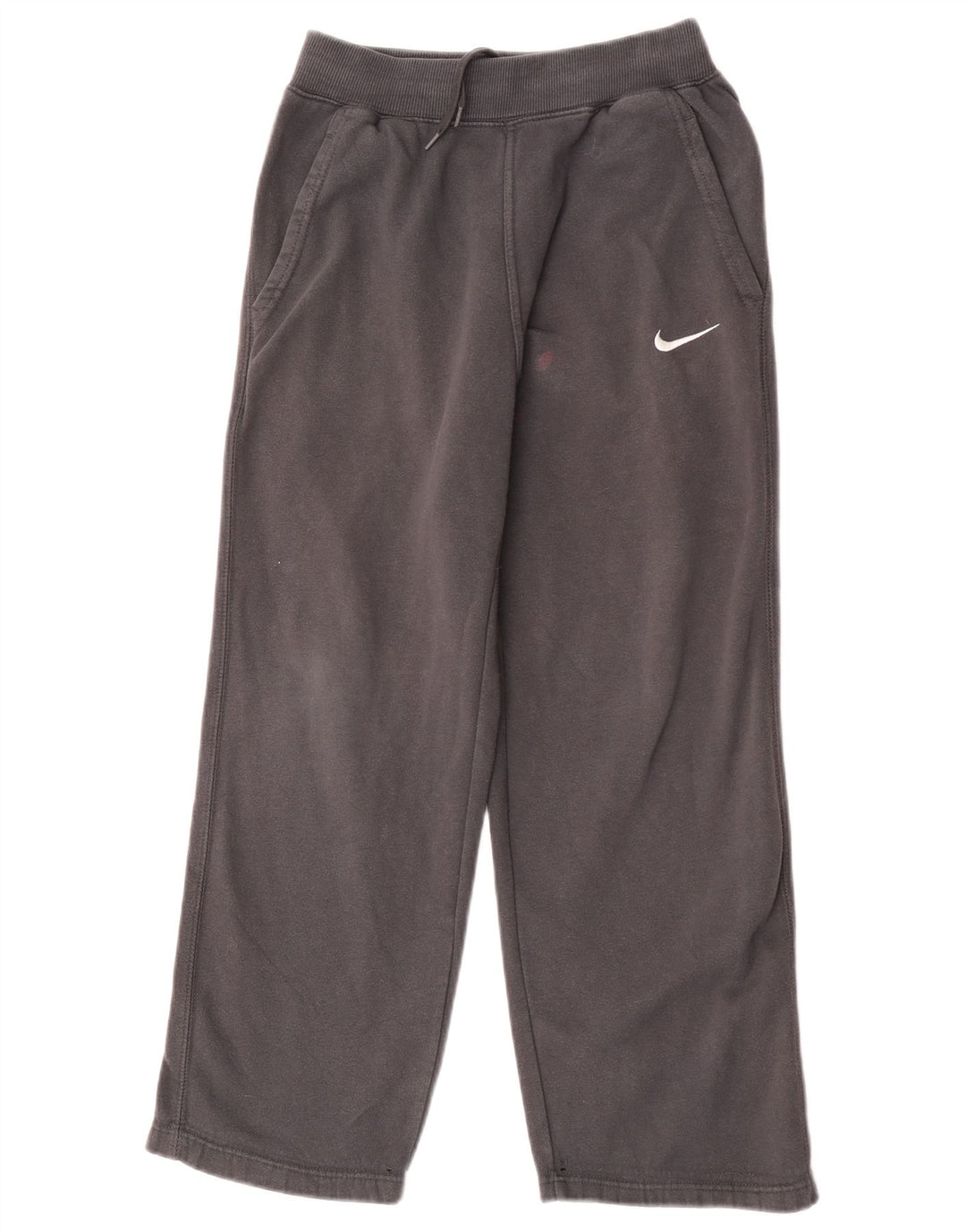 Pantaloni della tuta da ragazzo Nike 10-11 anni in cotone grigio medio