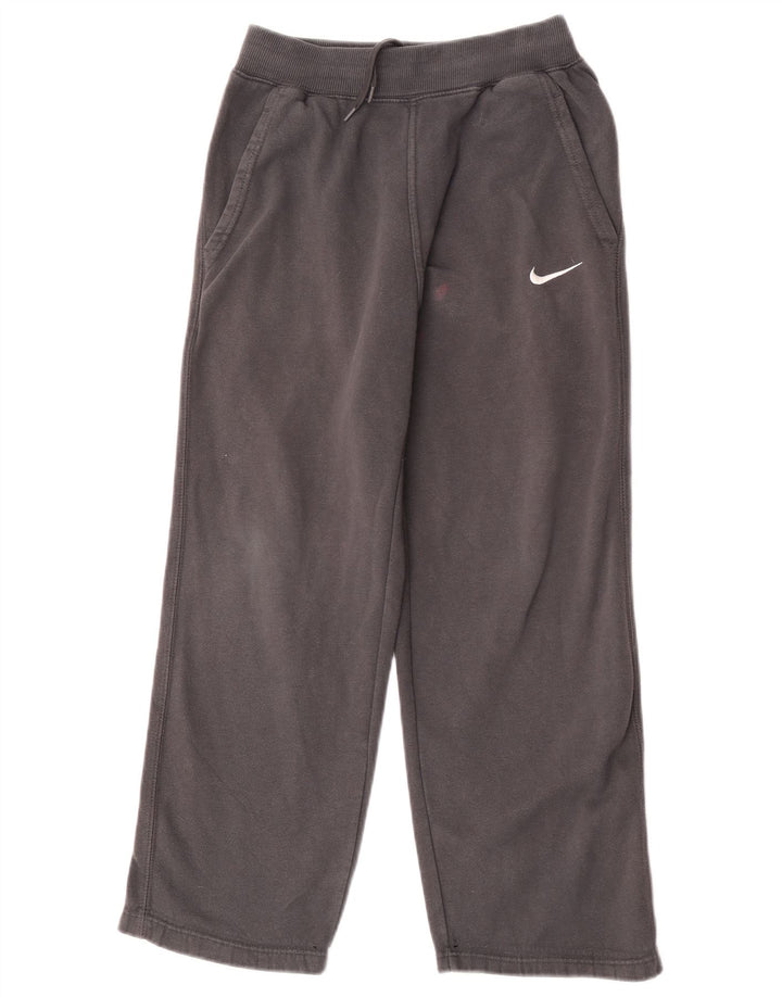 Pantaloni della tuta da ragazzo Nike 10-11 anni in cotone grigio medio
