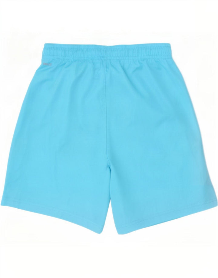 Pantaloncini sportivi Puma da ragazzo 11-12 anni in poliestere color block blu