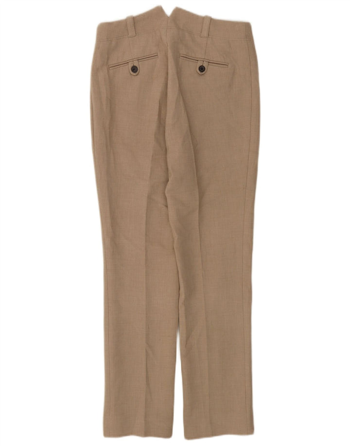 Pantaloni da abito dritti da donna Zara EU 38 Small W28 L29 Poliestere grigio