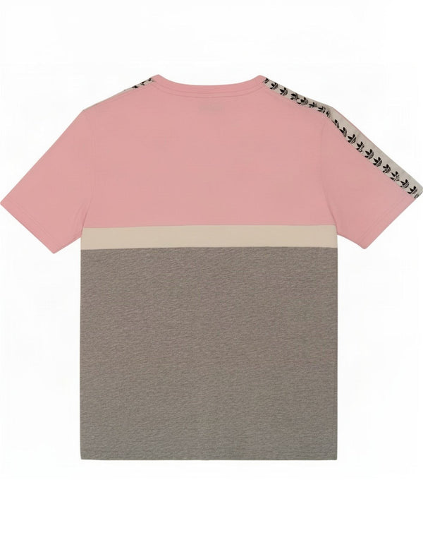 Maglietta grafica Adidas per ragazze, 15-16 anni, in cotone color block rosa