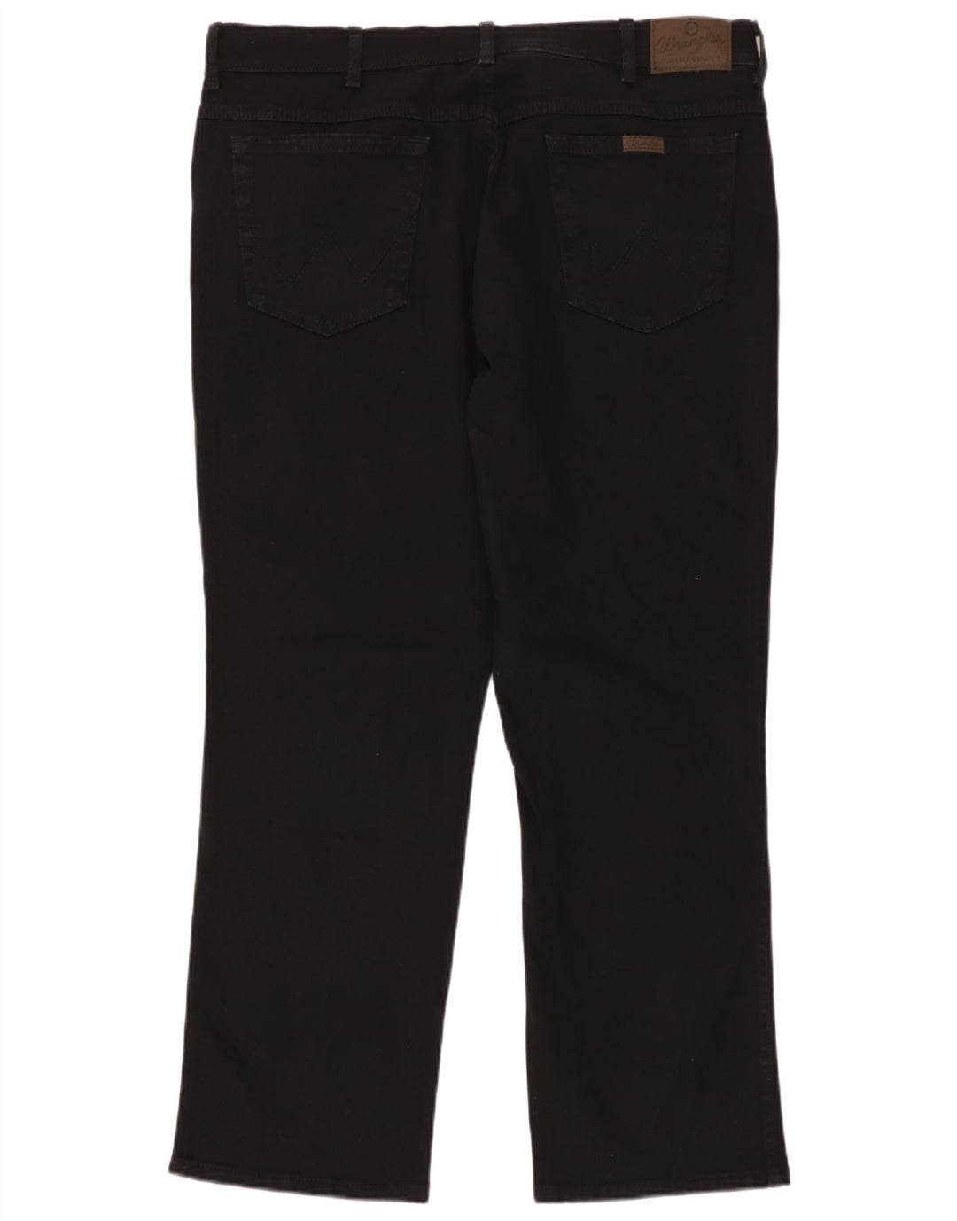 Jeans dritti vestibilità regolare da donna Wrangler W40 L30 cotone nero