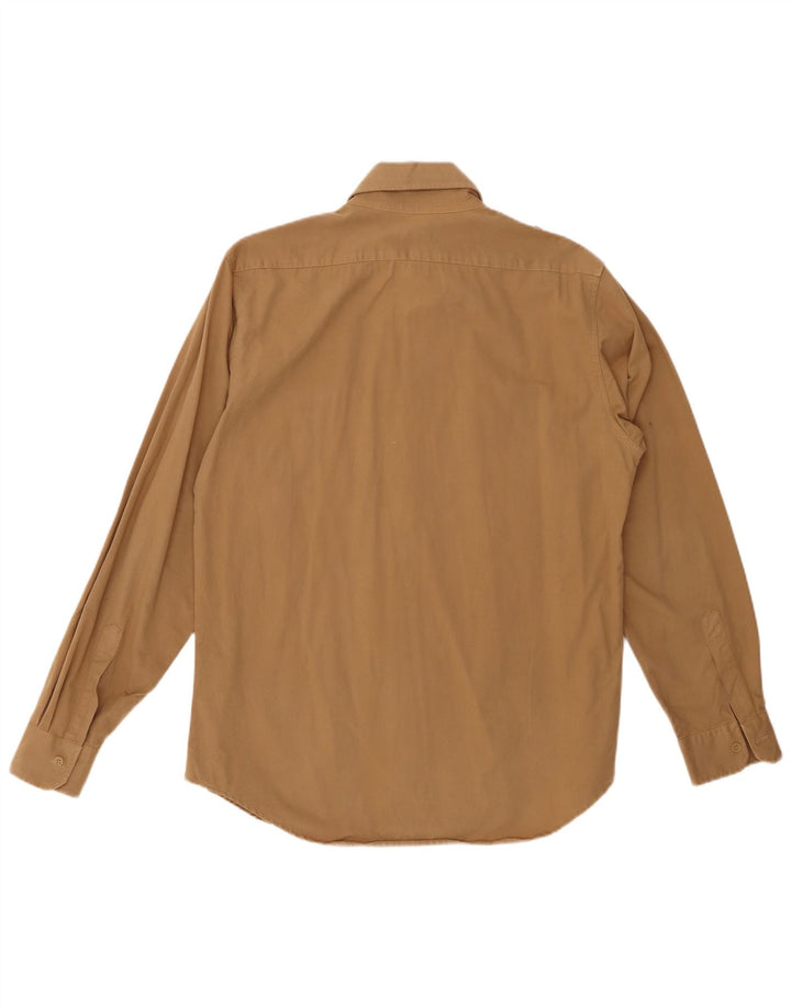Camicia militare in flanella da uomo BENETTON Beige medio
