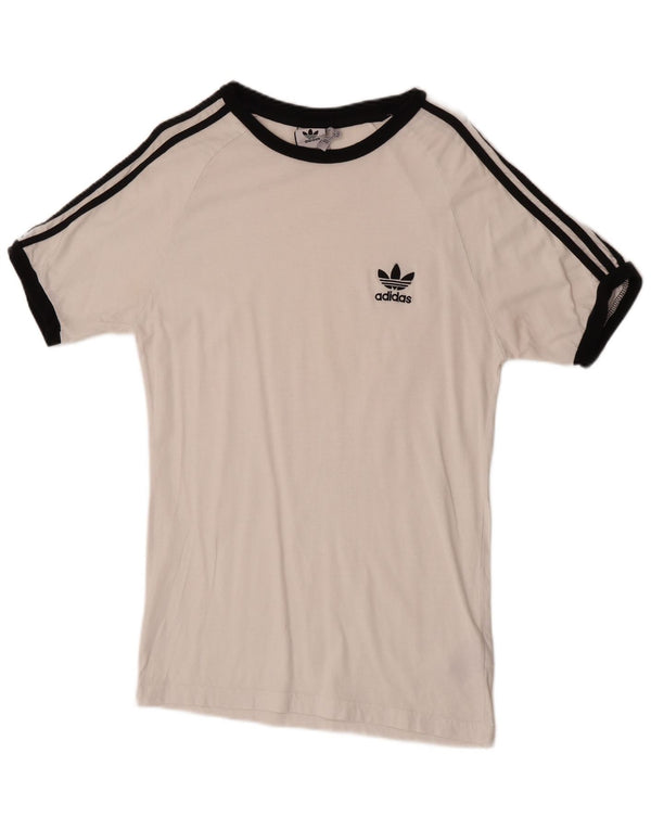 Maglietta Adidas da uomo Top Large in cotone bianco