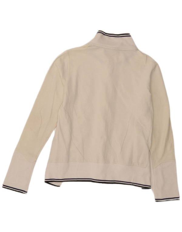 Giacca da tuta da donna Ellesse UK 12 Cotone a righe bianche medie