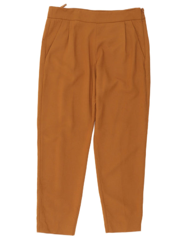 Pantaloni casual con ancoraggio da donna French Connection UK 12 Medium W32 L27 Marrone