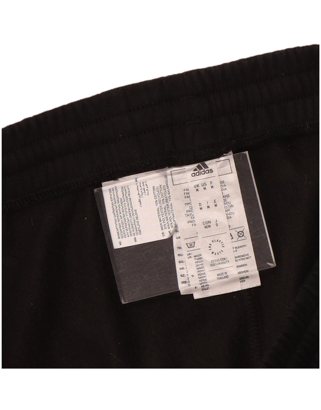 Pantaloni da tuta da uomo Adidas Joggers medio cotone nero