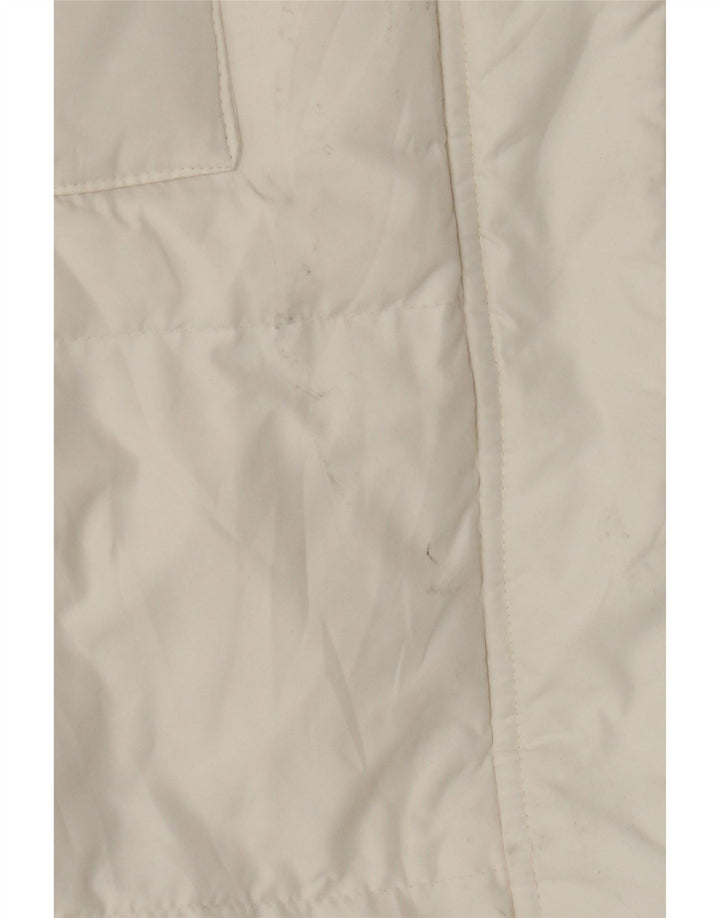 Cappotto imbottito da donna Phard UK 16 grande poliestere bianco