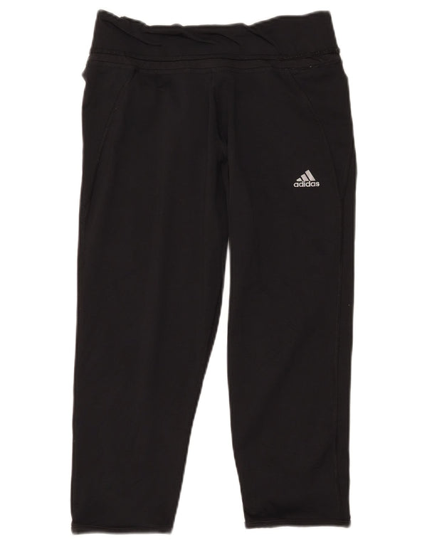 Leggings Adidas Climalite Capri da donna UK 12/14 Poliestere nero medio