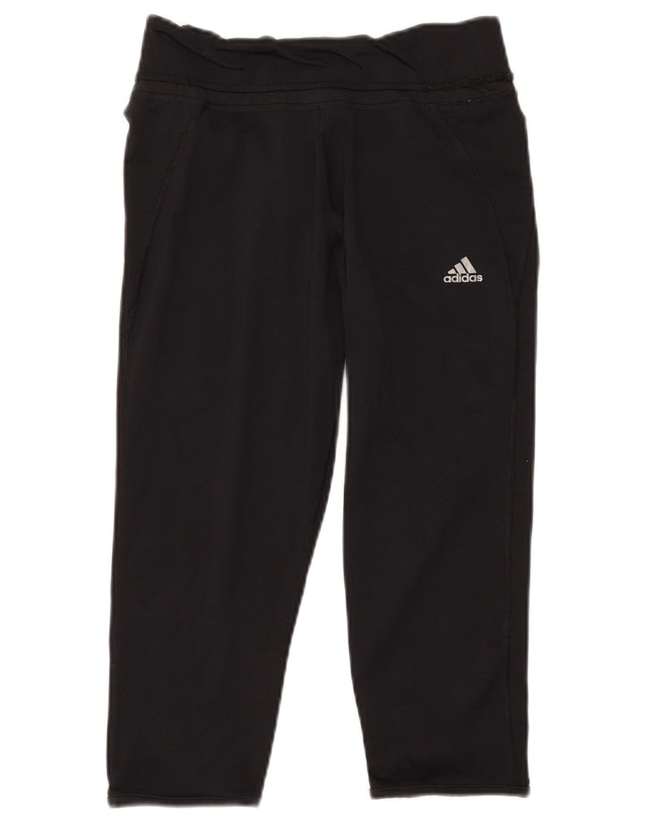 Leggings Adidas Climalite Capri da donna UK 12/14 Poliestere nero medio