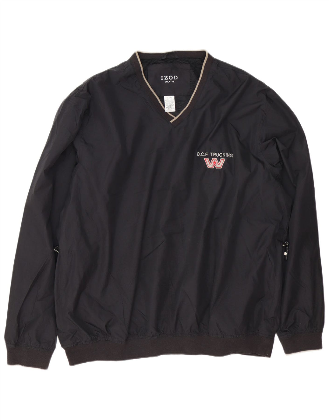 Giacca sportiva da uomo Izod Pullover XL Poliestere blu navy