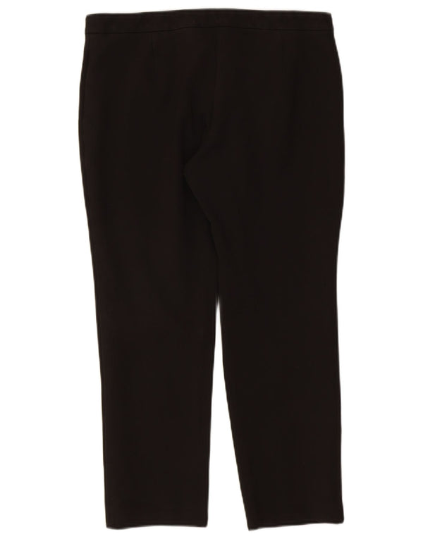 Pantaloni corti dritti da donna Marks & Spencer UK 12 medi W30 L25 neri