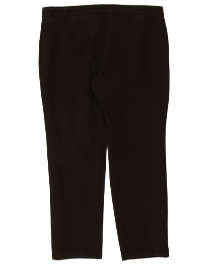 Pantaloni corti dritti da donna Marks & Spencer UK 12 medi W30 L25 neri