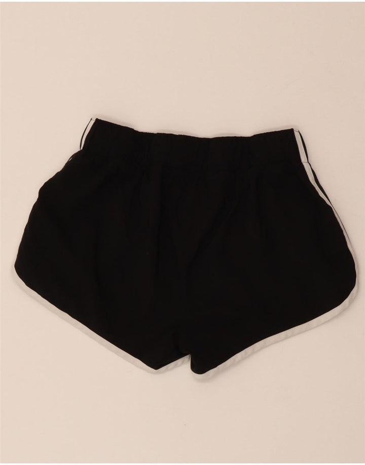 ADIDAS Womens Sport Shorts UK 12 Medium  Black Polyester Vintage Adidas and Second-Hand Adidas from Messina Hembry 