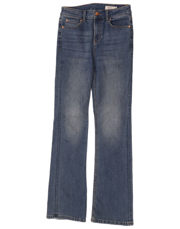 Marks & Spencer Donna The Eva Bootcut Jeans UK 10 Small W28 L34 Blu