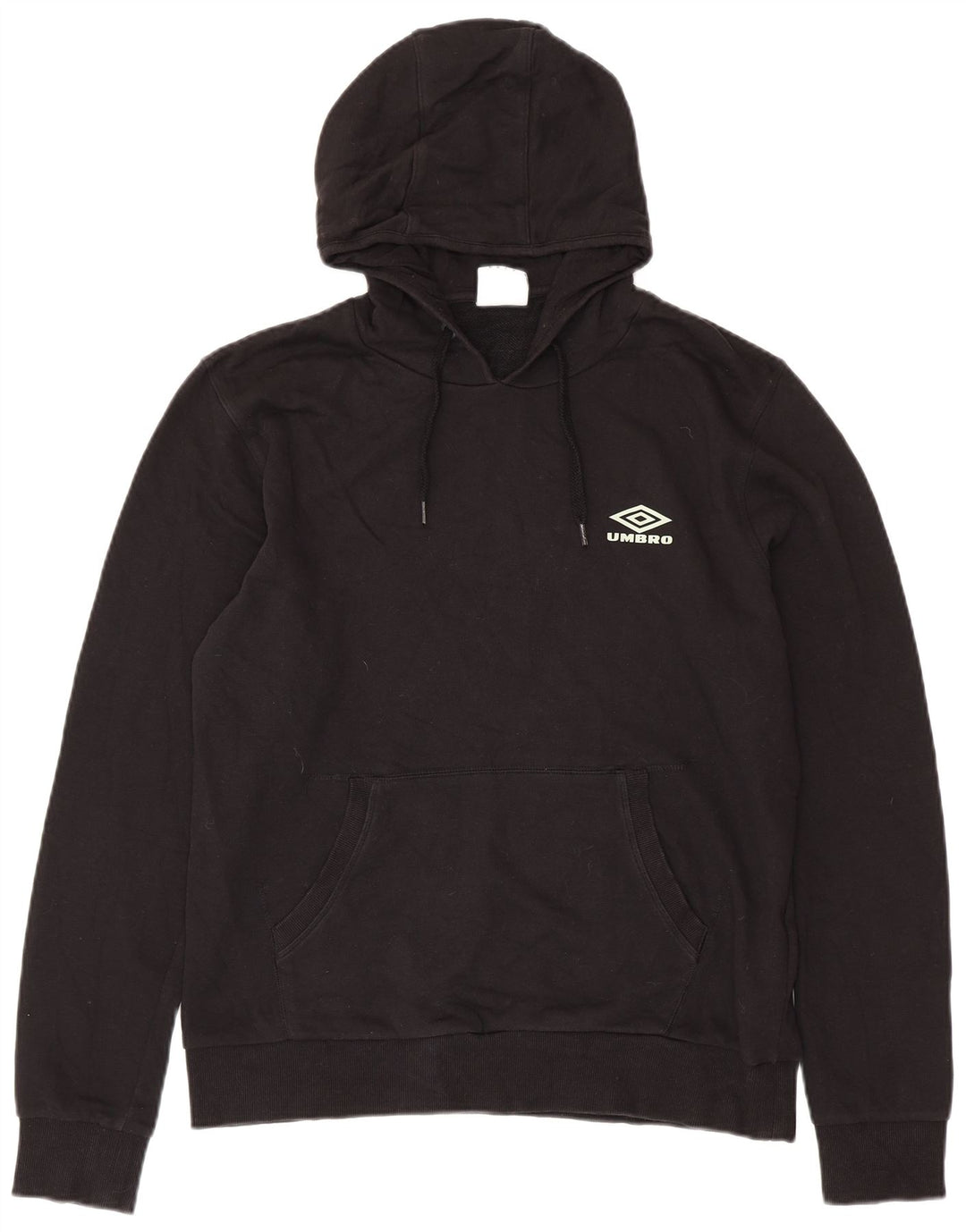 Felpa con cappuccio da uomo UMBRO media cotone nero