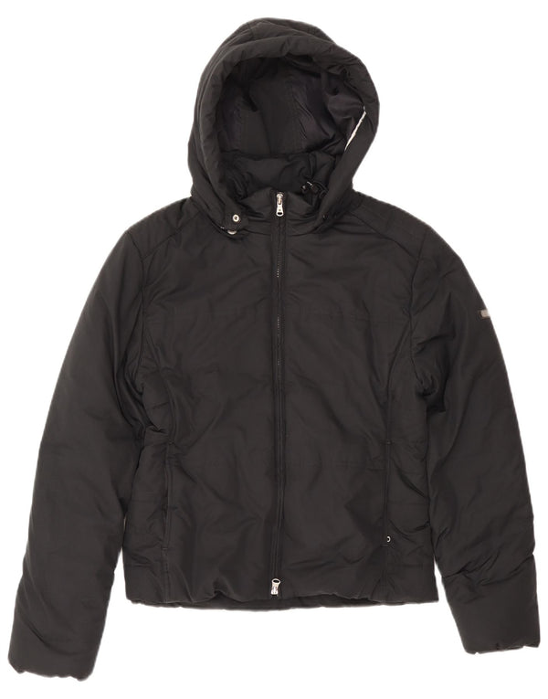 Giacca imbottita con cappuccio da donna CHAMPION UK 14 poliestere nero medio