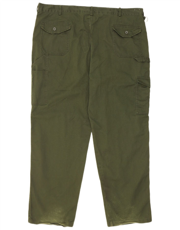 Pantaloni cargo affusolati da uomo Dickies W44 L30 poliestere verde