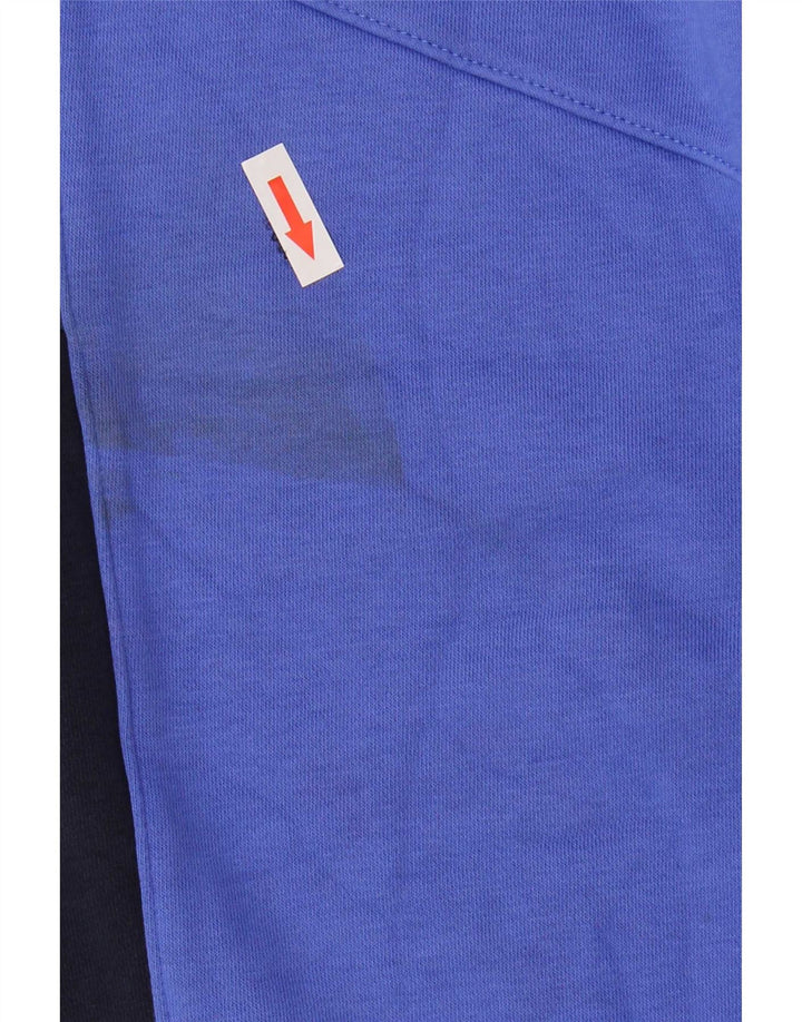 Pantaloni da tuta da uomo Nike Joggers in cotone color block blu medio