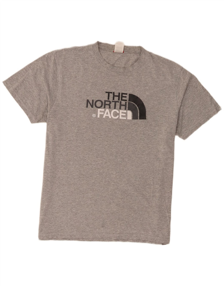 T-shirt grafica da uomo The North Face Top grande in cotone grigio
