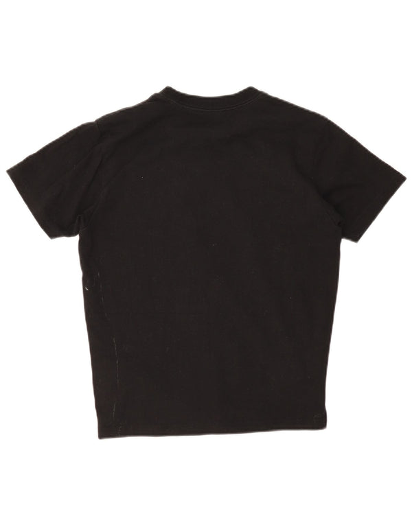 Dickies T-shirt grafica da donna Top UK 12 cotone nero medio