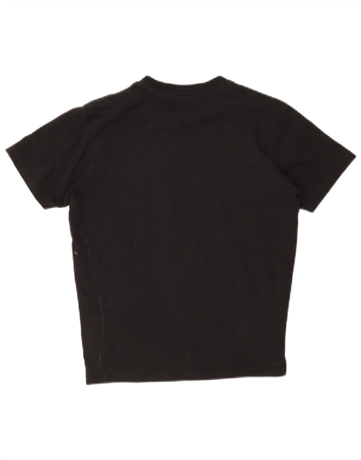 Dickies T-shirt grafica da donna Top UK 12 cotone nero medio