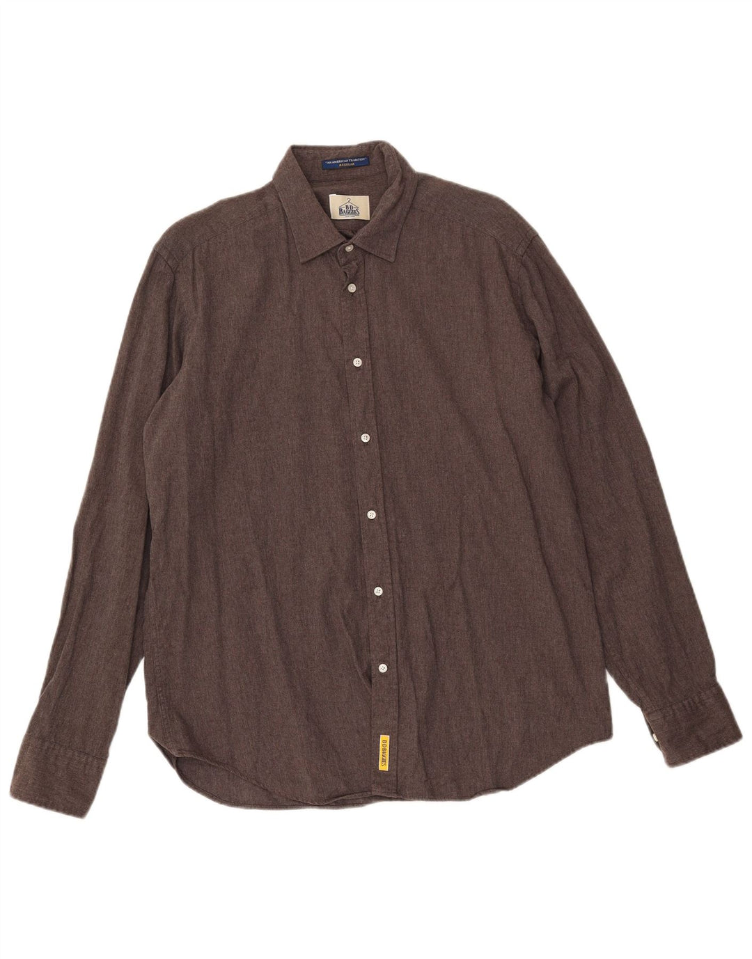 B.D. BAGGIES Camicia da uomo in flanella vestibilità regolare, grande marrone