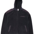 Giacca in pile oversize da donna REEBOK UK 16 Large Black Colourblock