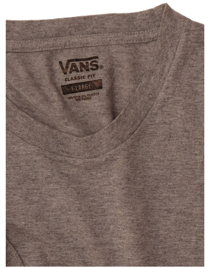 T-shirt da uomo VANS dalla vestibilità classica, XL, in cotone color block nero