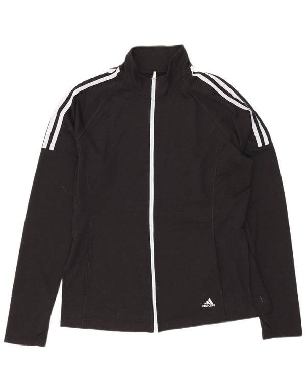 Giacca da golf da donna Adidas, tuta da golf, taglia UK 14, grande, nera, sportiva