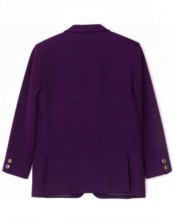 Giacca blazer da donna a 1 bottone Pendleton UK 12 Lana vergine viola media