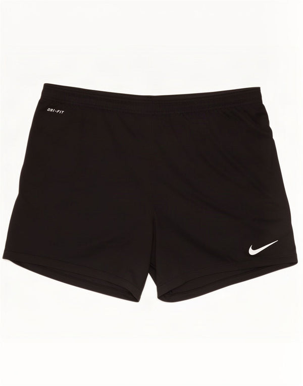Nike Womens Dri Fit Sport Shorts UK 18 XL Black Polyester