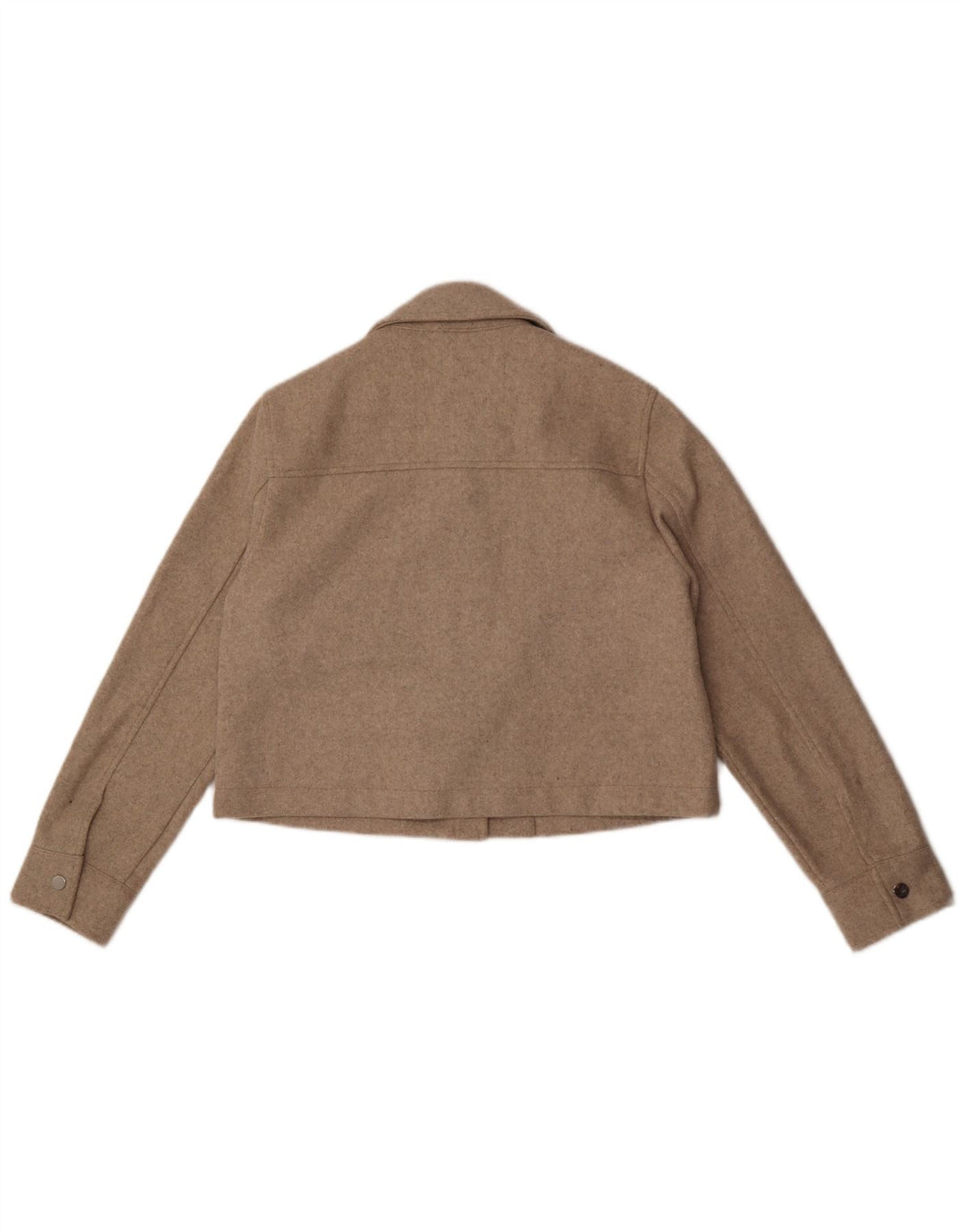 Giubbotto bomber corto da donna Zara UK 10 piccolo beige screziato