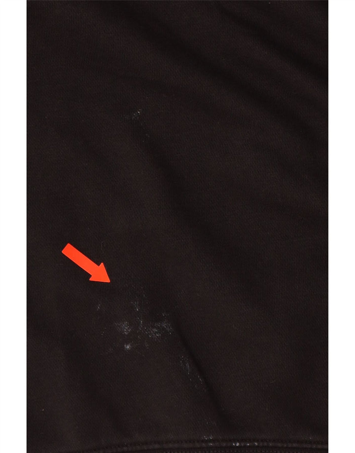 LEVI'S Felpa con grafica rilassata da uomo, grande, in cotone nero