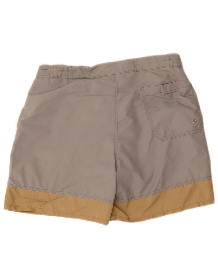Pantaloncini da bagno grafici da uomo North Sails Poliammide color block grigio medio