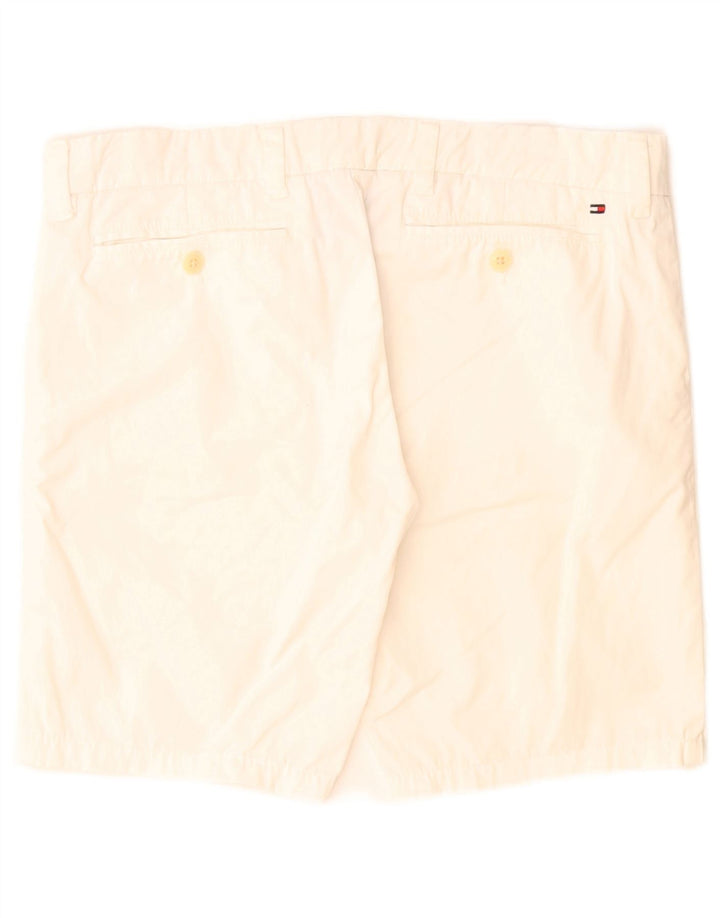 Pantaloncini chino slim fit da uomo Tommy Hilfiger W32 bianco medio