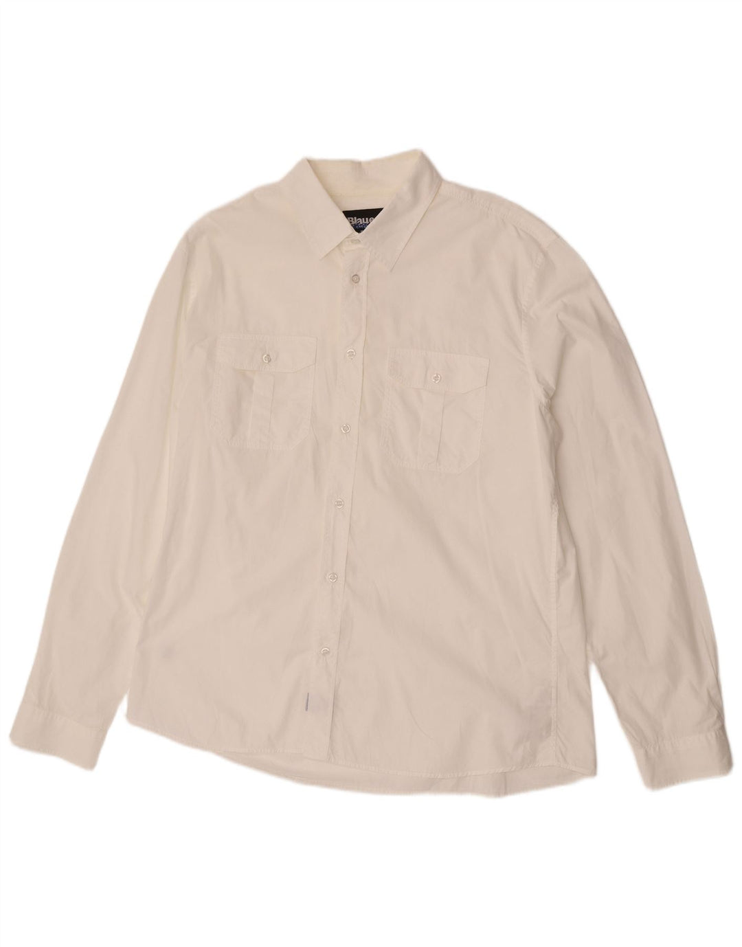 Camicia Blauer Uomo 3XL Cotone Bianco