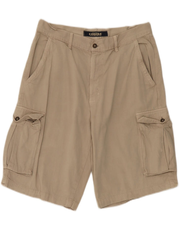 Pantaloncini cargo da uomo Carrera IT 50 Large W34 Cotone Beige
