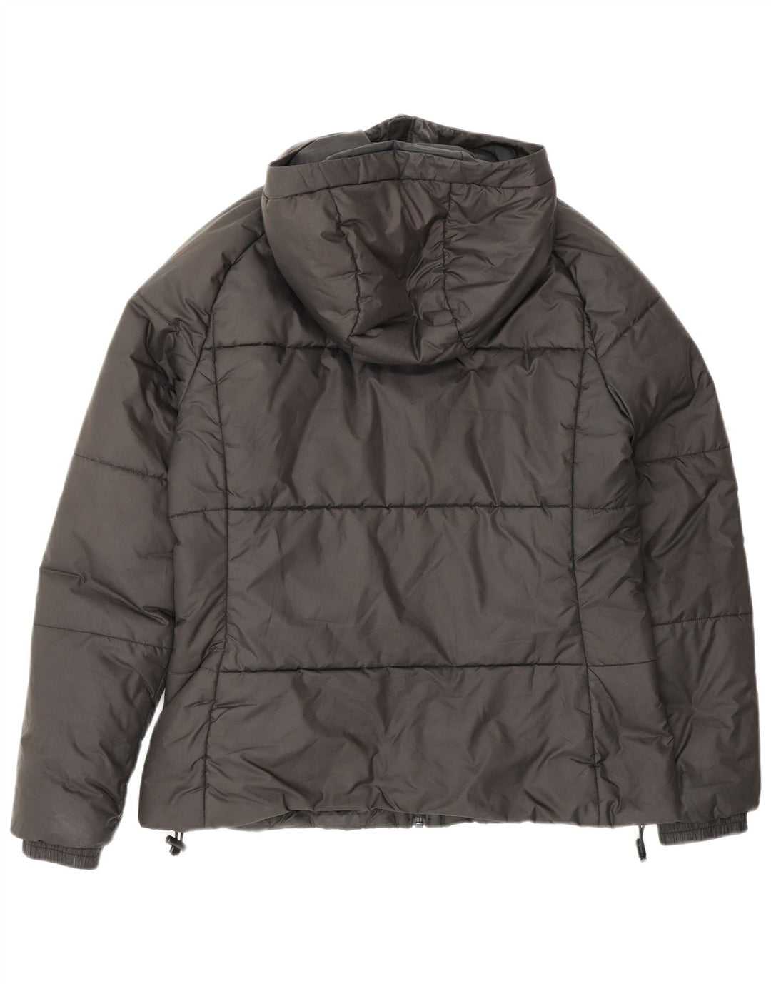 Giacca imbottita con cappuccio da donna Adidas UK 12/14 media nera