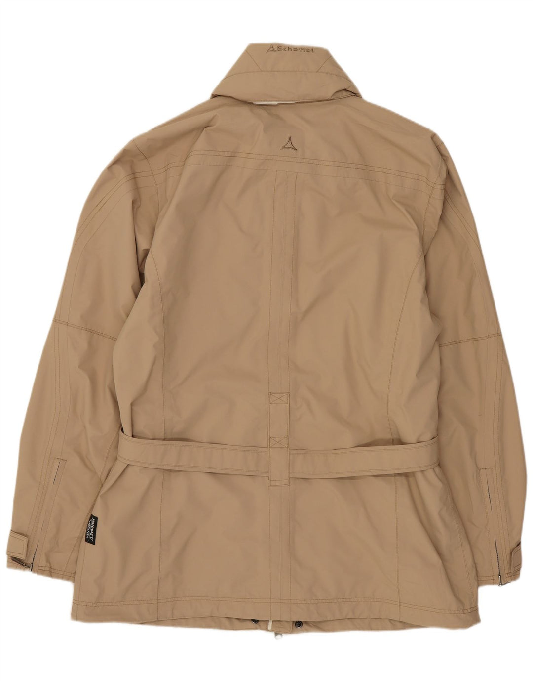 Giacca antipioggia con cappuccio da donna Schoffel UK 16 Large Beige