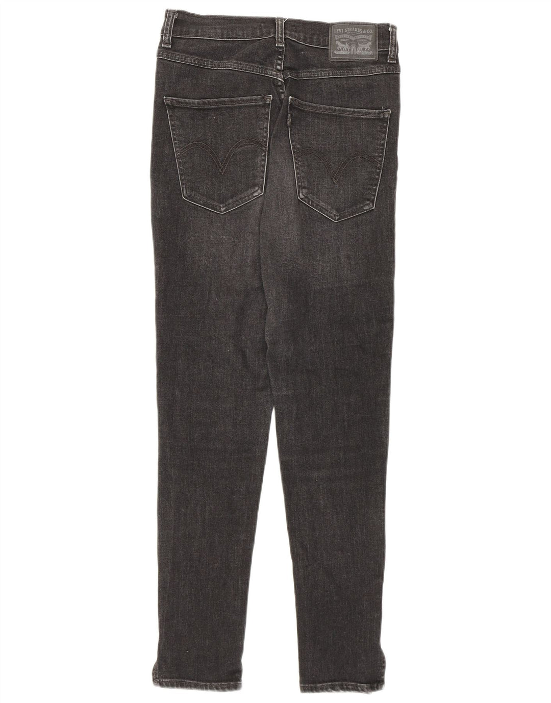Jeans skinny effetto invecchiato da donna Levi's W27 L27 cotone nero