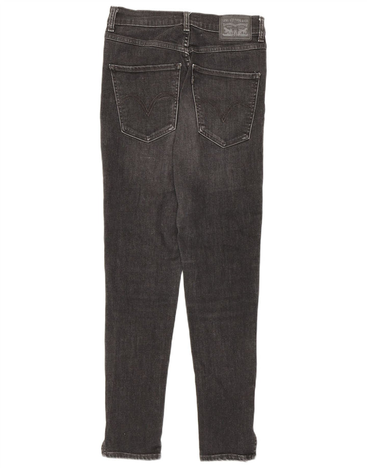 Jeans skinny effetto invecchiato da donna Levi's W27 L27 cotone nero